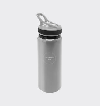 Aluminium Sportflasche mit Logo / 680ml